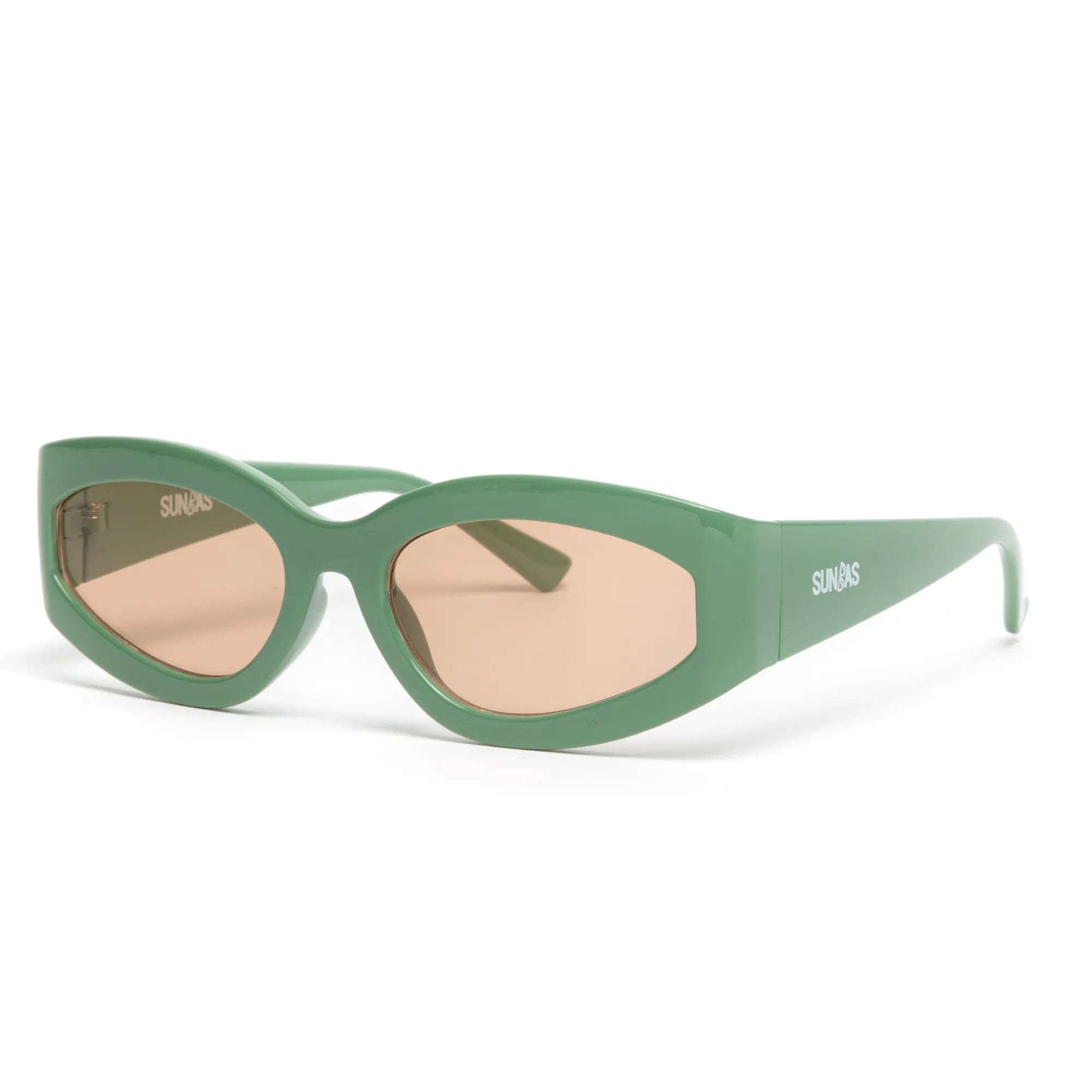 Ochelari de soare Verde cu lentile Portocaliu