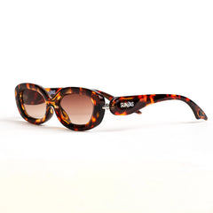 Ochelari de soare Leopard cu lentile Maro Deschis