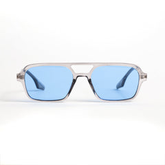 Ochelari de soare Transparent cu lentile Albastru