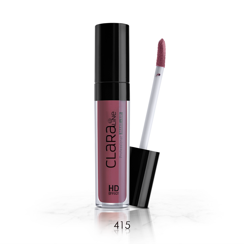 Clara Line Ruj Lichid Mat Kiss Proof HD Effect 415 Trandafir de Toamna