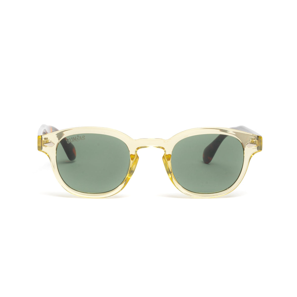 Ochelari de soare Transparent Tortoise Verde Deschis Unisex