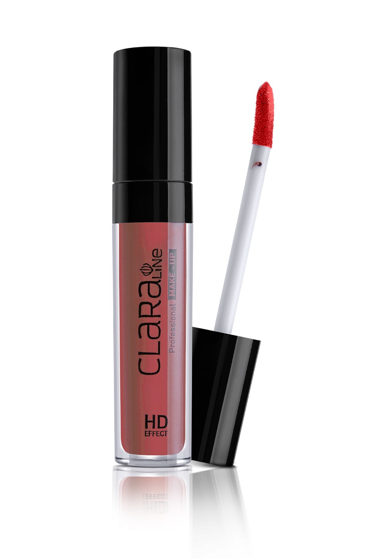 Clara Line Ruj Lichid Mat Kiss Proof HD Effect 411 Iubire Rosie