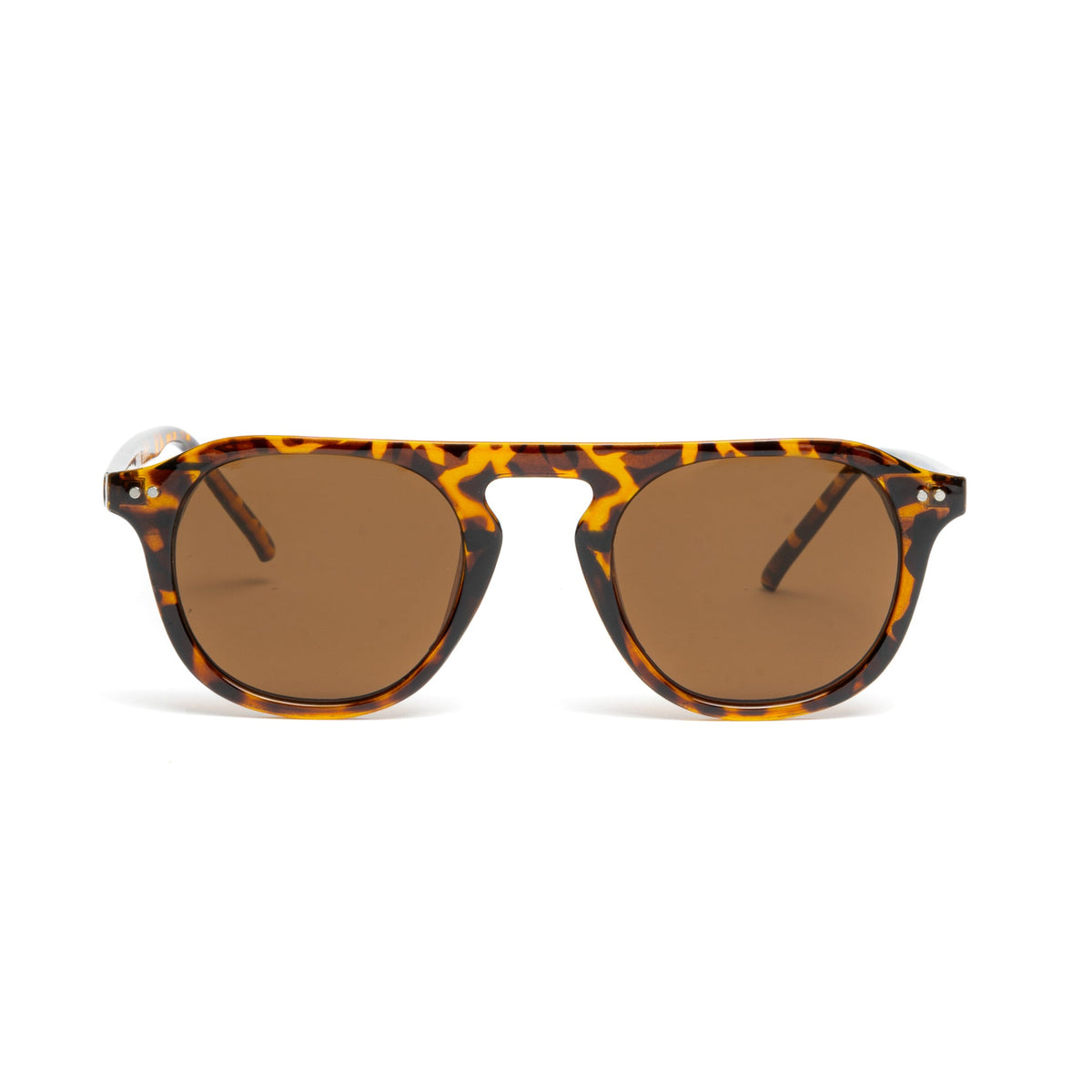 Ochelari de soare Leopard cu lentile Maro