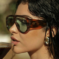 Ochelari de soare Lima Tartarugato Verde