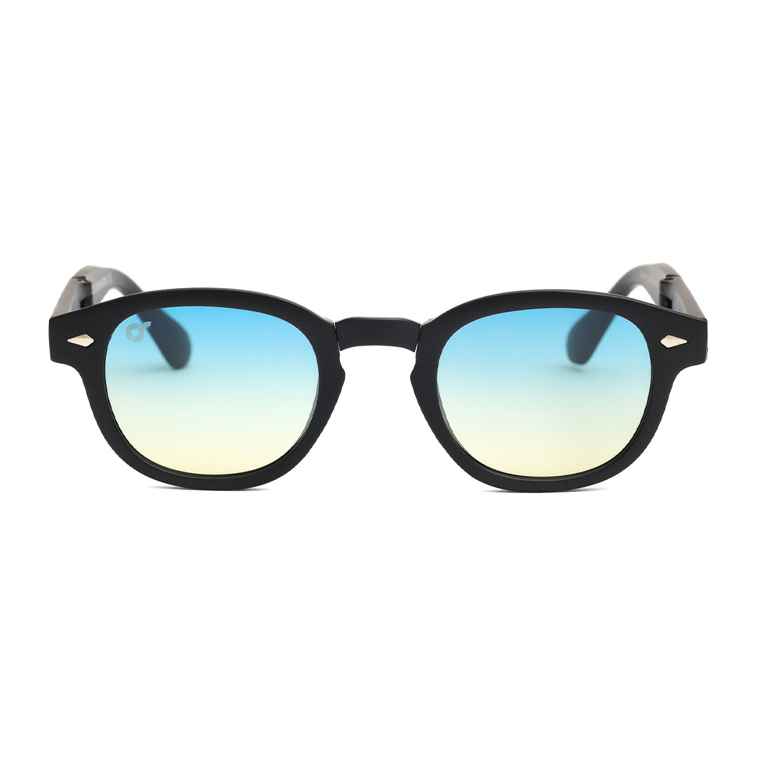 Ochelari de soare Berlin Folding Blu Fumè