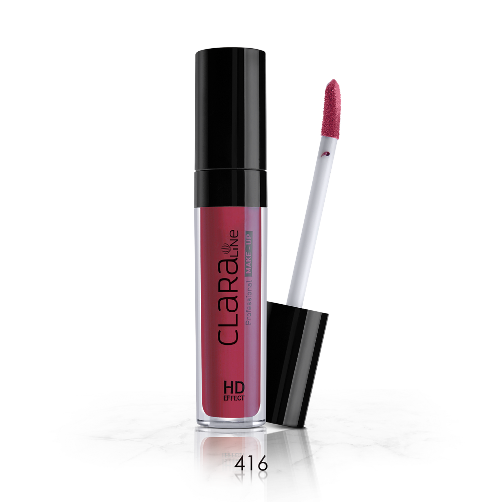 Clara Line Ruj Lichid Mat Kiss Proof HD Effect 416 Fuchsia