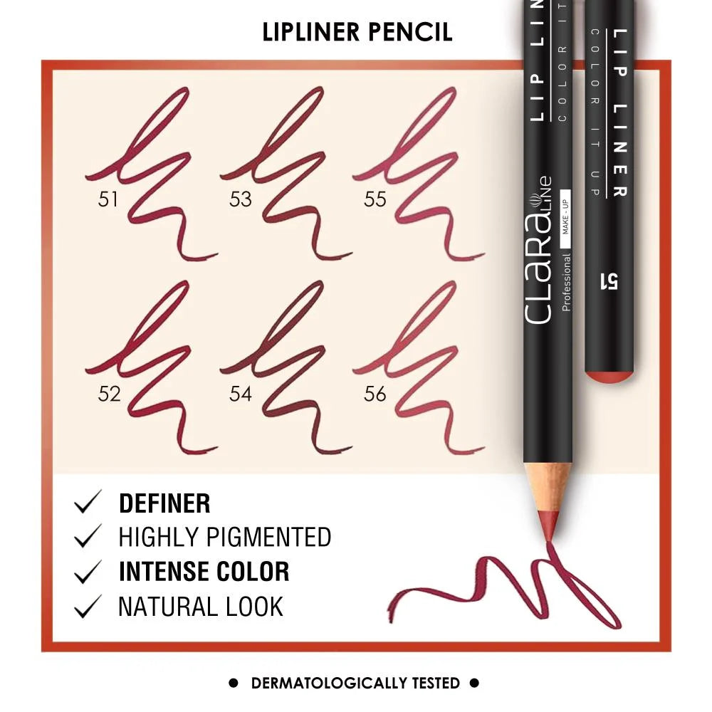Lipliner Pencil 52 - Creion Contur Buze Rosu Aprins