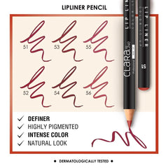 Lipliner Pencil 52 - Creion Contur Buze Rosu Aprins